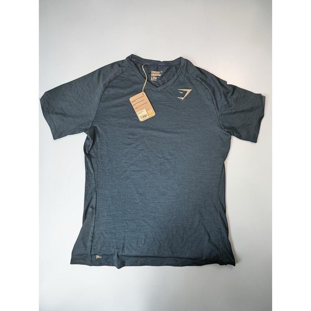 Gymshark Men's Short Sleeve Performance Tee in Dark Gray